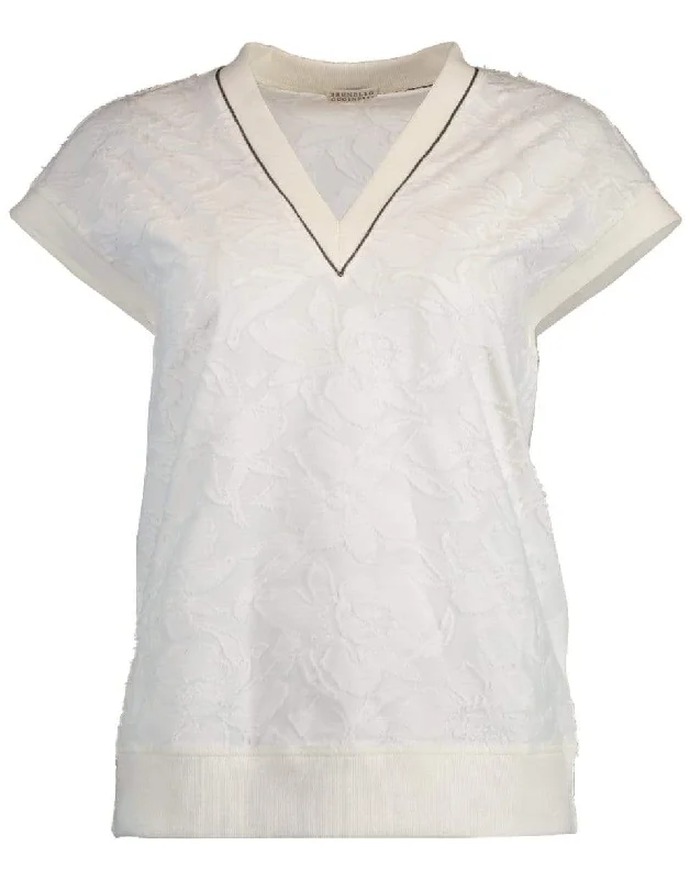 Fil Coupe V-Neck Monili Top