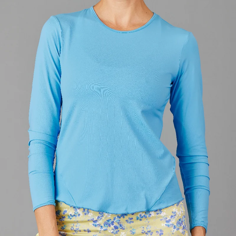 Lively Long-Sleeve Top (sky blue)