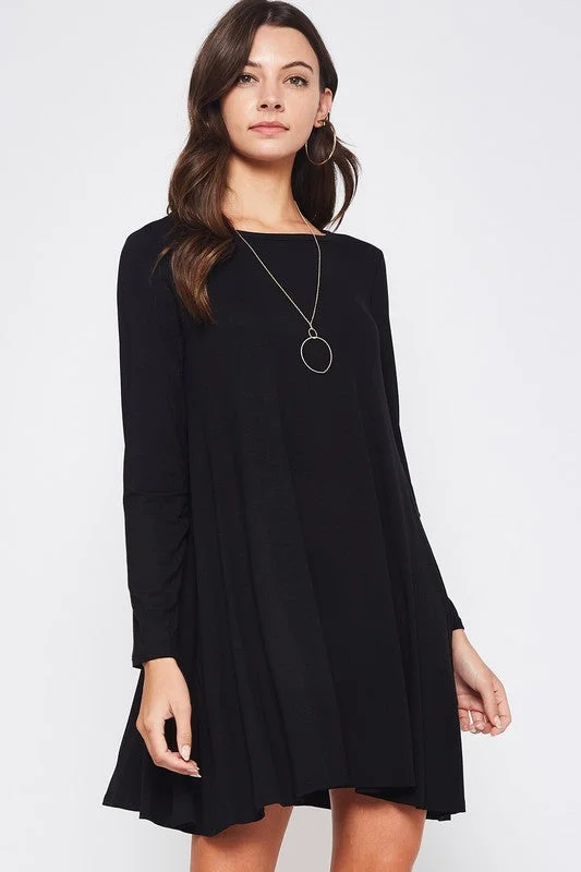 Beeson River Swing Pocket Dress - Black