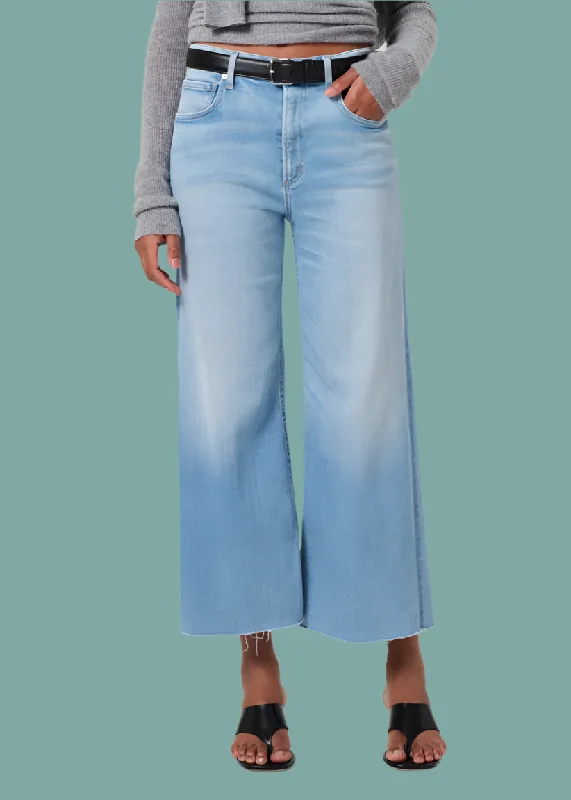 Lyra Wide Leg Crop Jean - Belmont