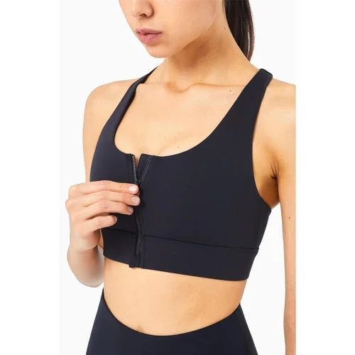 91THELABEL - Kauai Zip Up Sports Bra