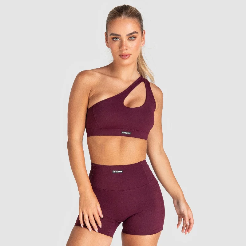 Desire Crop - Wine Red