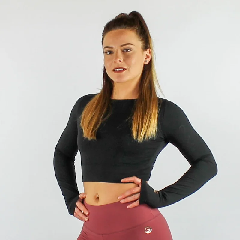 Signature Long Crop Top