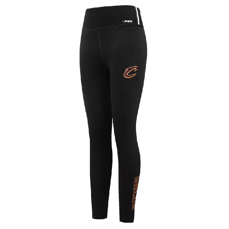 NBA CLEVELAND CAVALIERS CLASSIC WOMEN'S JERSEY LEGGING (BLACK)