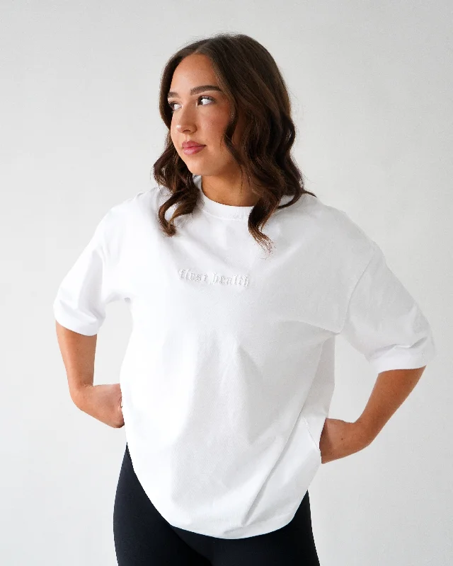 WARMUP T-SHIRT- White