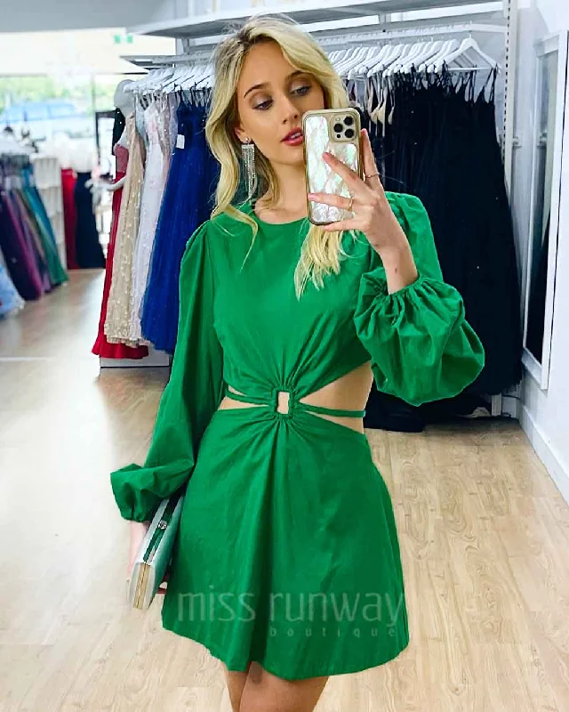 Kianna Mini Dress - Green