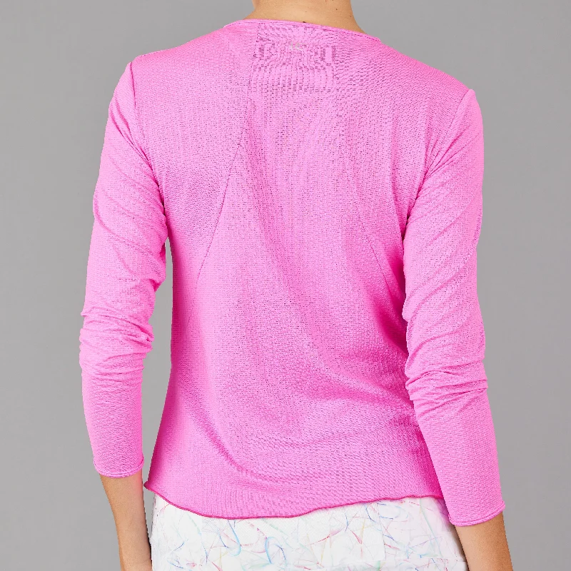 Textured Lightweight Long-sleeve (pink)