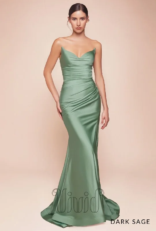 Kiara Strapless Gown