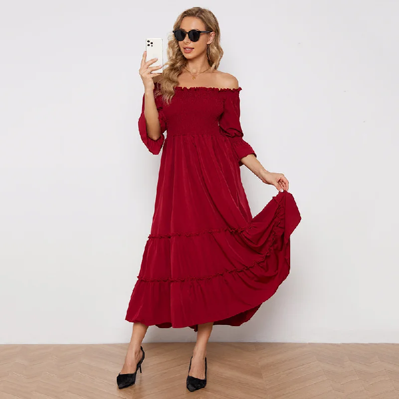 Off-Shoulder Dress Women Wholesale