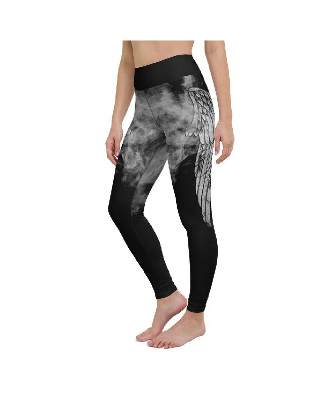 Angel Wing Yoga Pants