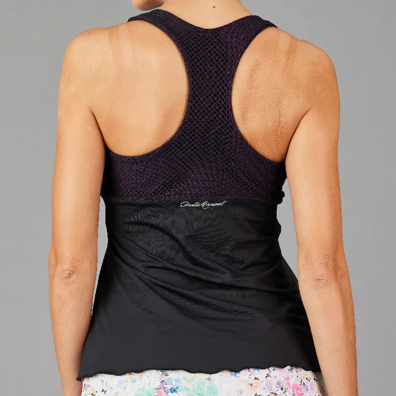 Amethyst Racerback Top (black)