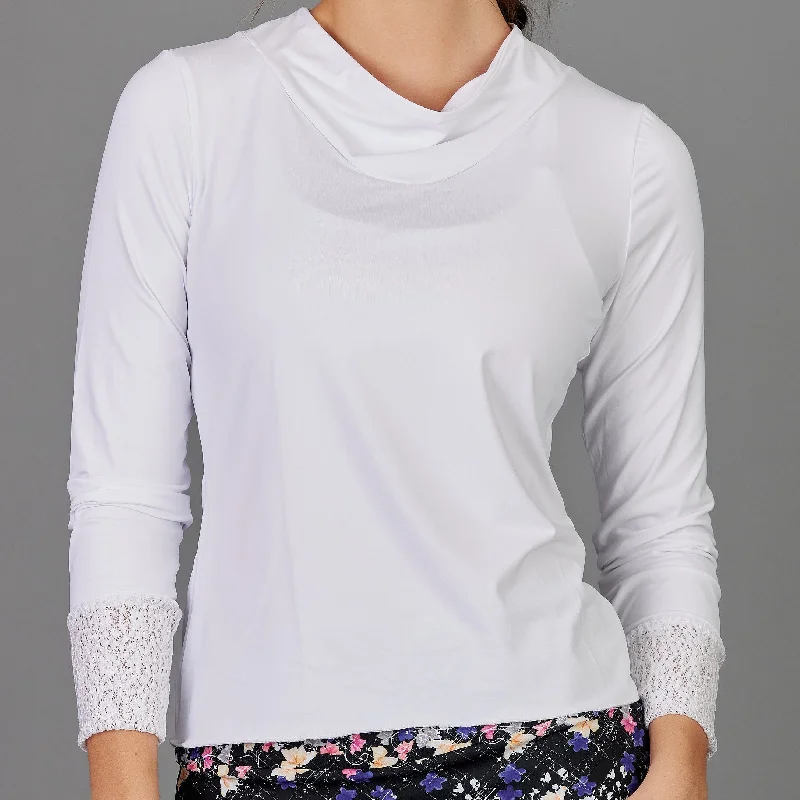 Whisper Long-Sleeve Top (white)